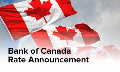 Bank of Canada - rate decrease to 2.75%